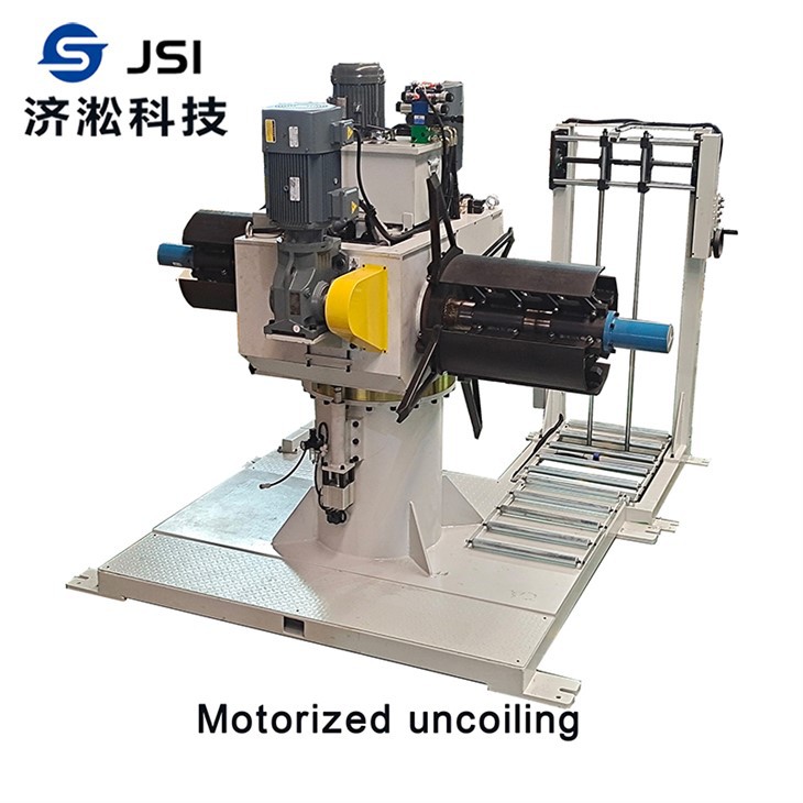 Double Head High speed uncoiler with motorized